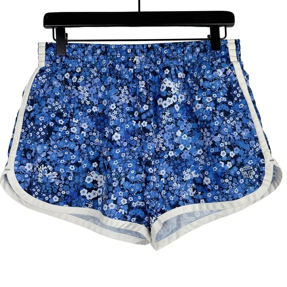 Tory Sport Tory Burch Printed Running Shorts Floral High Rise - M